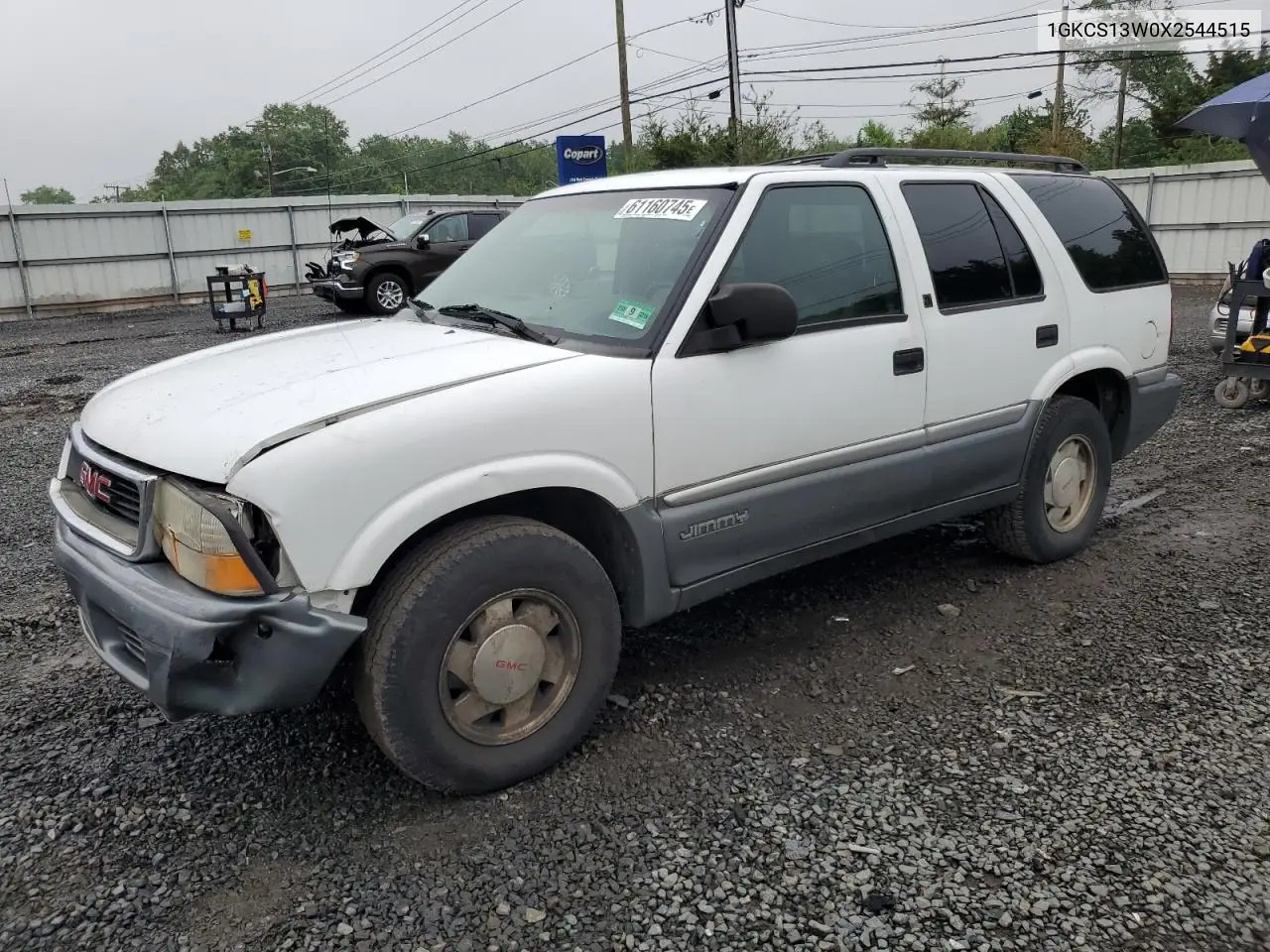 1999 GMC Jimmy VIN: 1GKCS13W0X2544515 Lot: 61160745