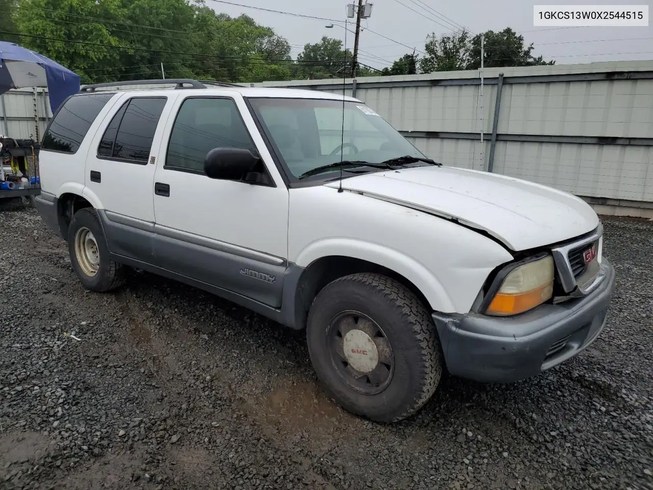 1999 GMC Jimmy VIN: 1GKCS13W0X2544515 Lot: 61160745