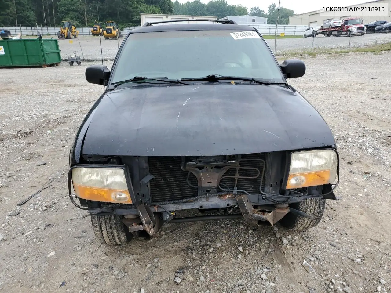 2000 GMC Jimmy VIN: 1GKCS13W0Y2118910 Lot: 53515005