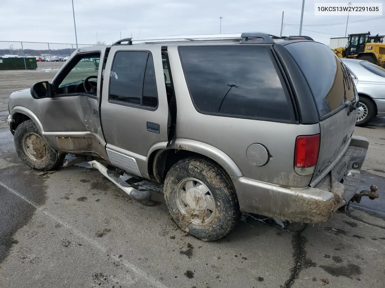 2000 GMC Jimmy VIN: 1GKCS13W2Y2291635 Lot: 55931505