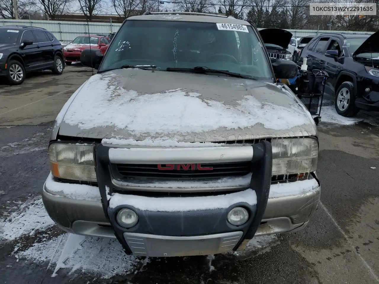 2000 GMC Jimmy VIN: 1GKCS13W2Y2291635 Lot: 55931505