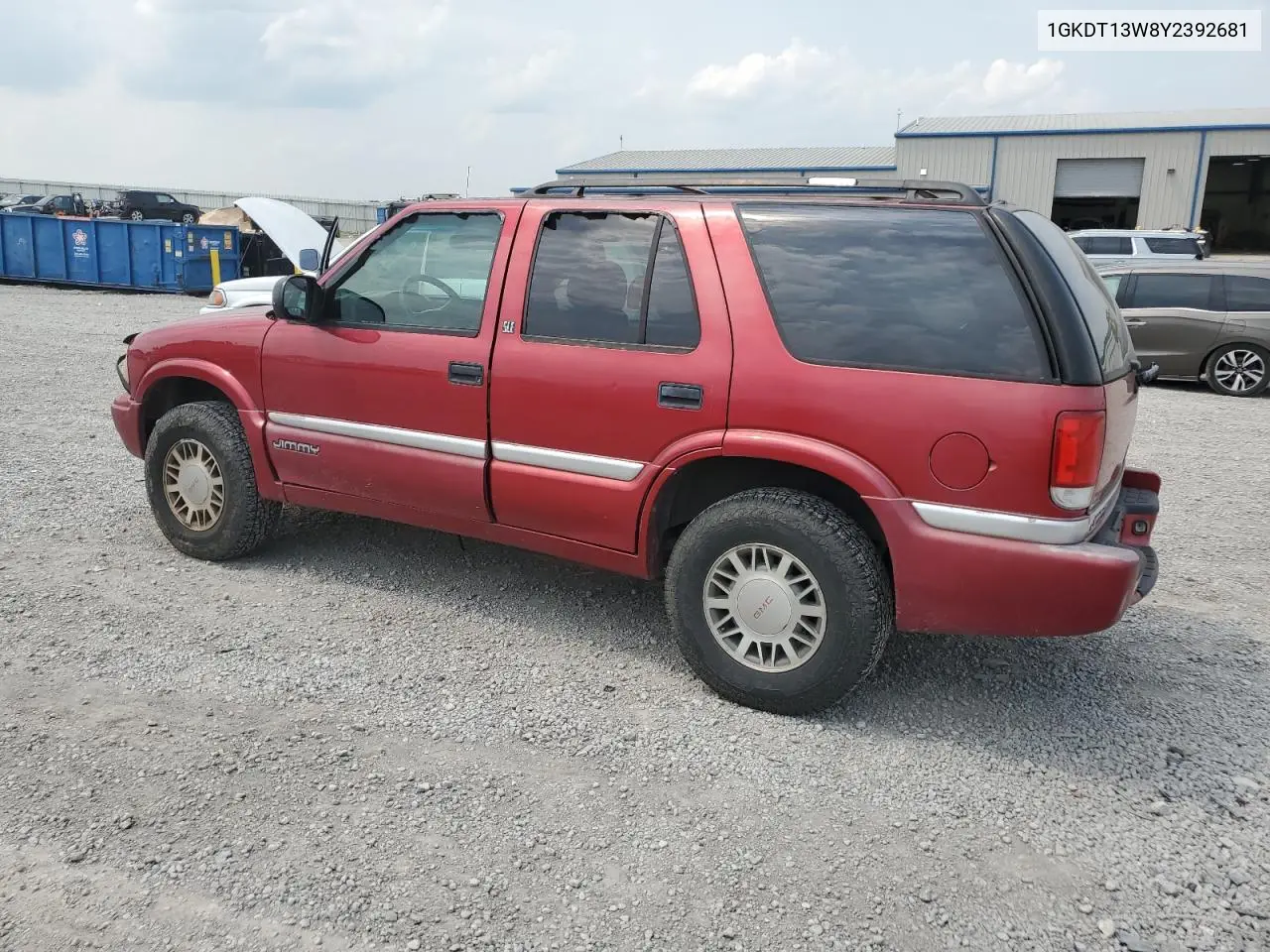 2000 GMC Jimmy / Envoy VIN: 1GKDT13W8Y2392681 Lot: 59277005