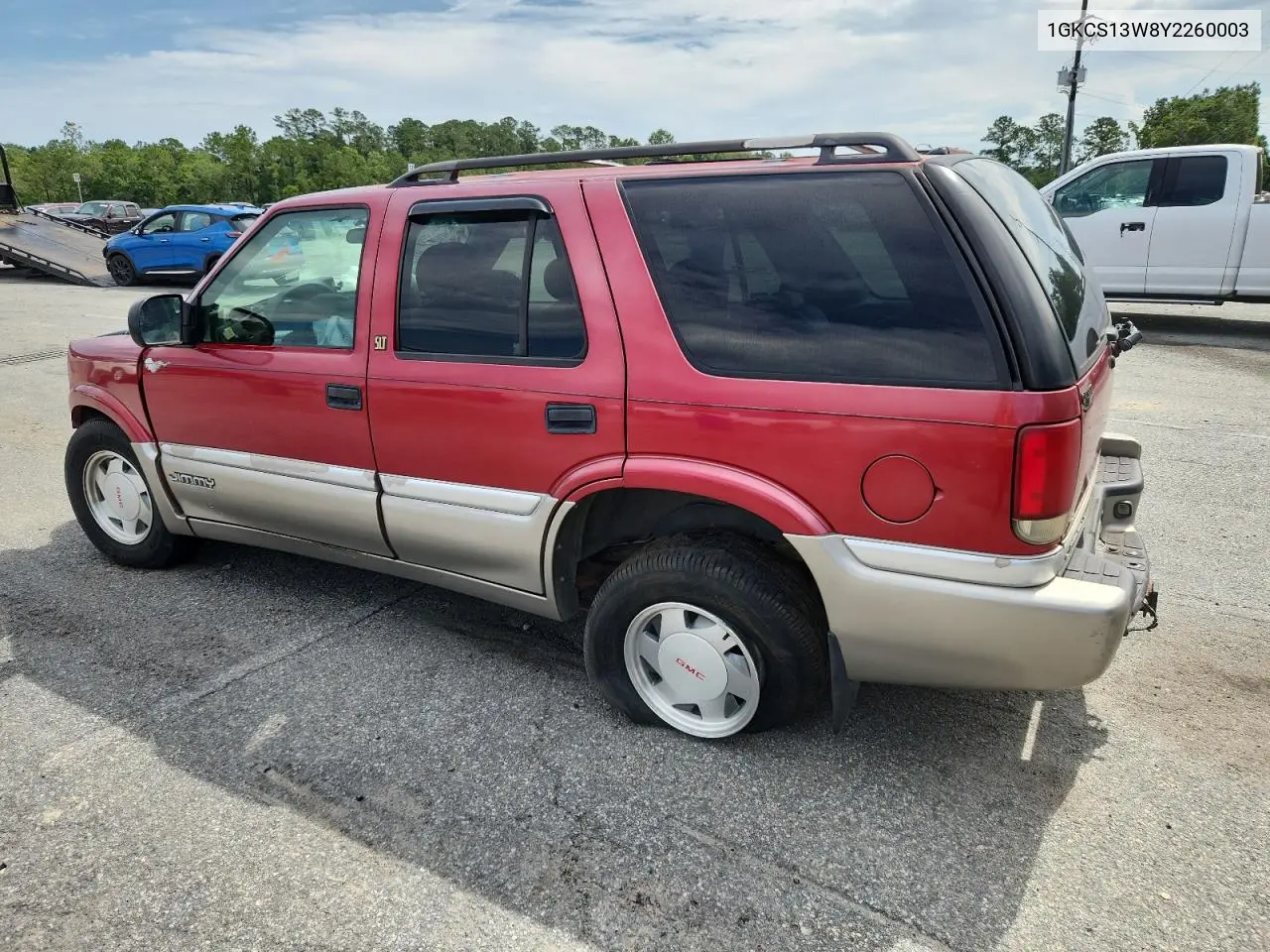 2000 GMC Jimmy VIN: 1GKCS13W8Y2260003 Lot: 59755175