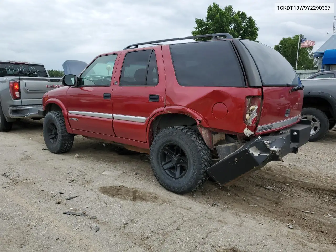 2000 GMC Jimmy / Envoy VIN: 1GKDT13W9Y2290337 Lot: 59934145