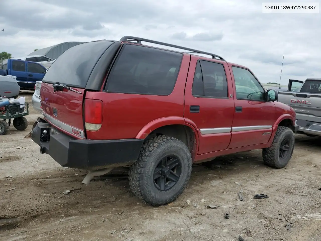 2000 GMC Jimmy / Envoy VIN: 1GKDT13W9Y2290337 Lot: 59934145