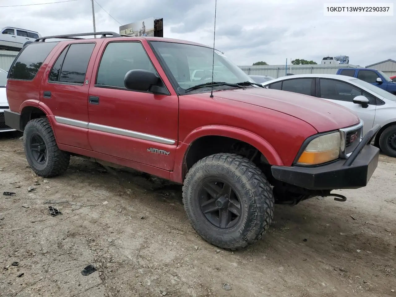 2000 GMC Jimmy / Envoy VIN: 1GKDT13W9Y2290337 Lot: 59934145
