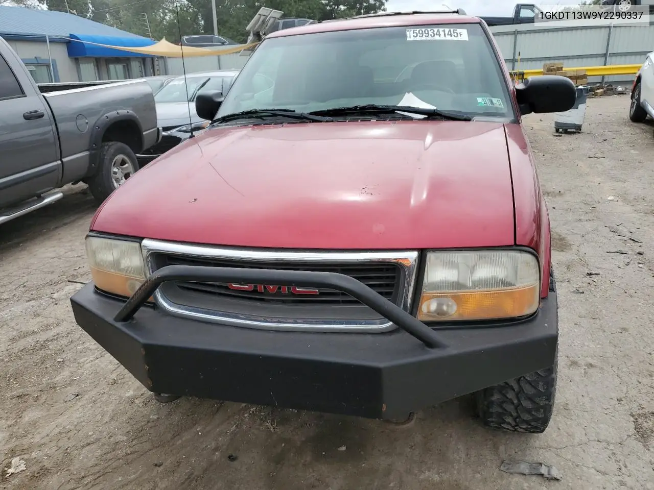 2000 GMC Jimmy / Envoy VIN: 1GKDT13W9Y2290337 Lot: 59934145
