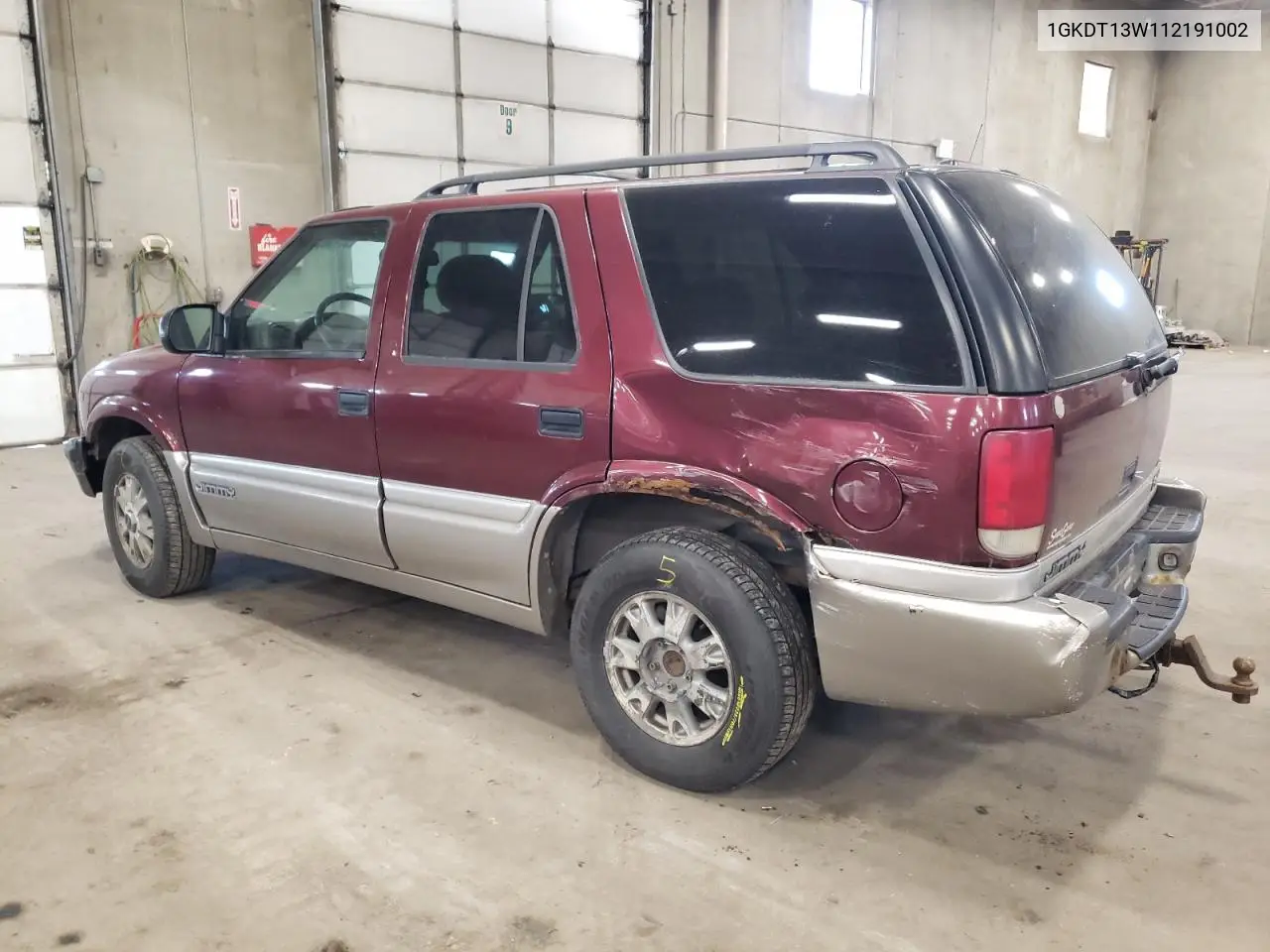 2001 GMC Jimmy VIN: 1GKDT13W112191002 Lot: 55150035