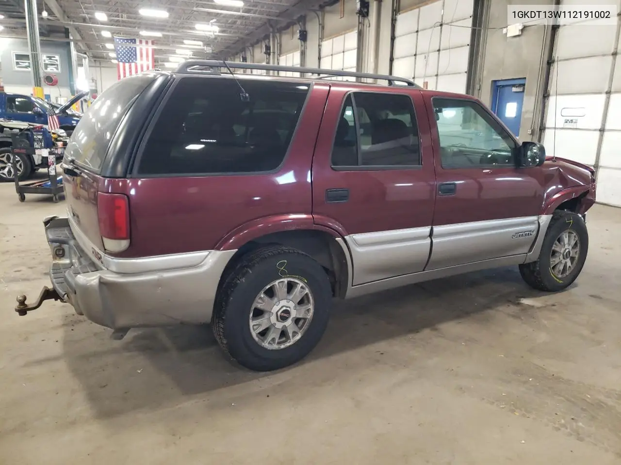 2001 GMC Jimmy VIN: 1GKDT13W112191002 Lot: 55150035