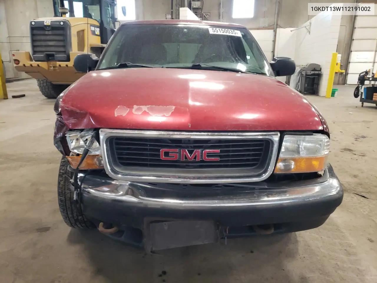 2001 GMC Jimmy VIN: 1GKDT13W112191002 Lot: 55150035