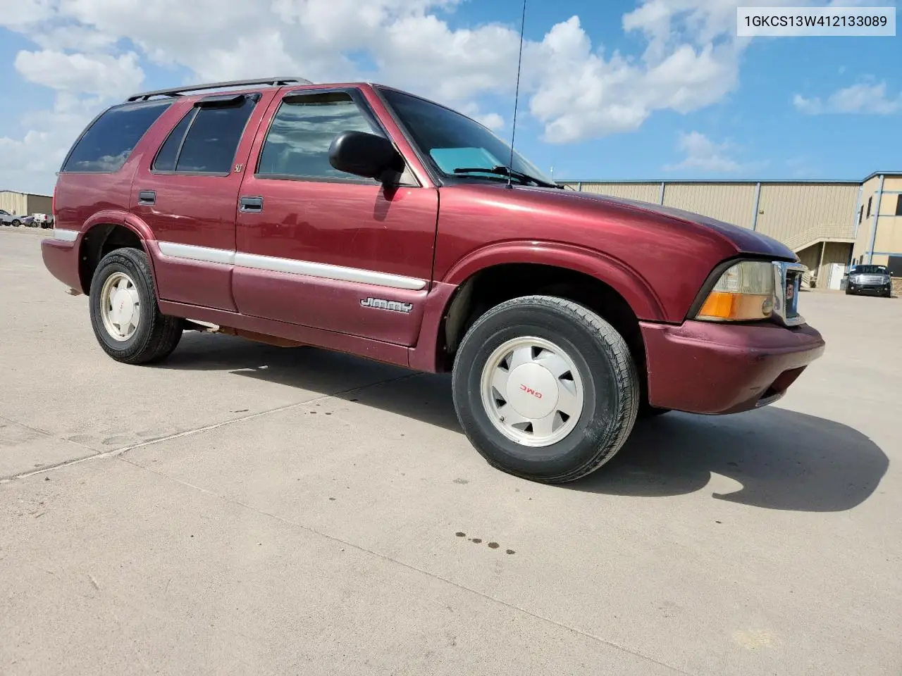 2001 GMC Jimmy VIN: 1GKCS13W412133089 Lot: 62645045