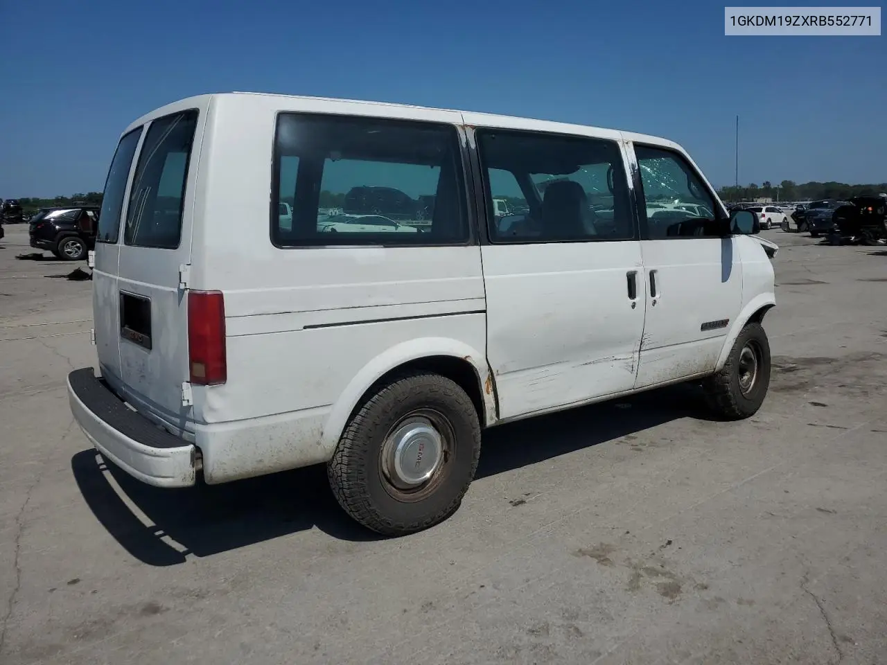 1994 GMC Safari Xt VIN: 1GKDM19ZXRB552771 Lot: 61921535