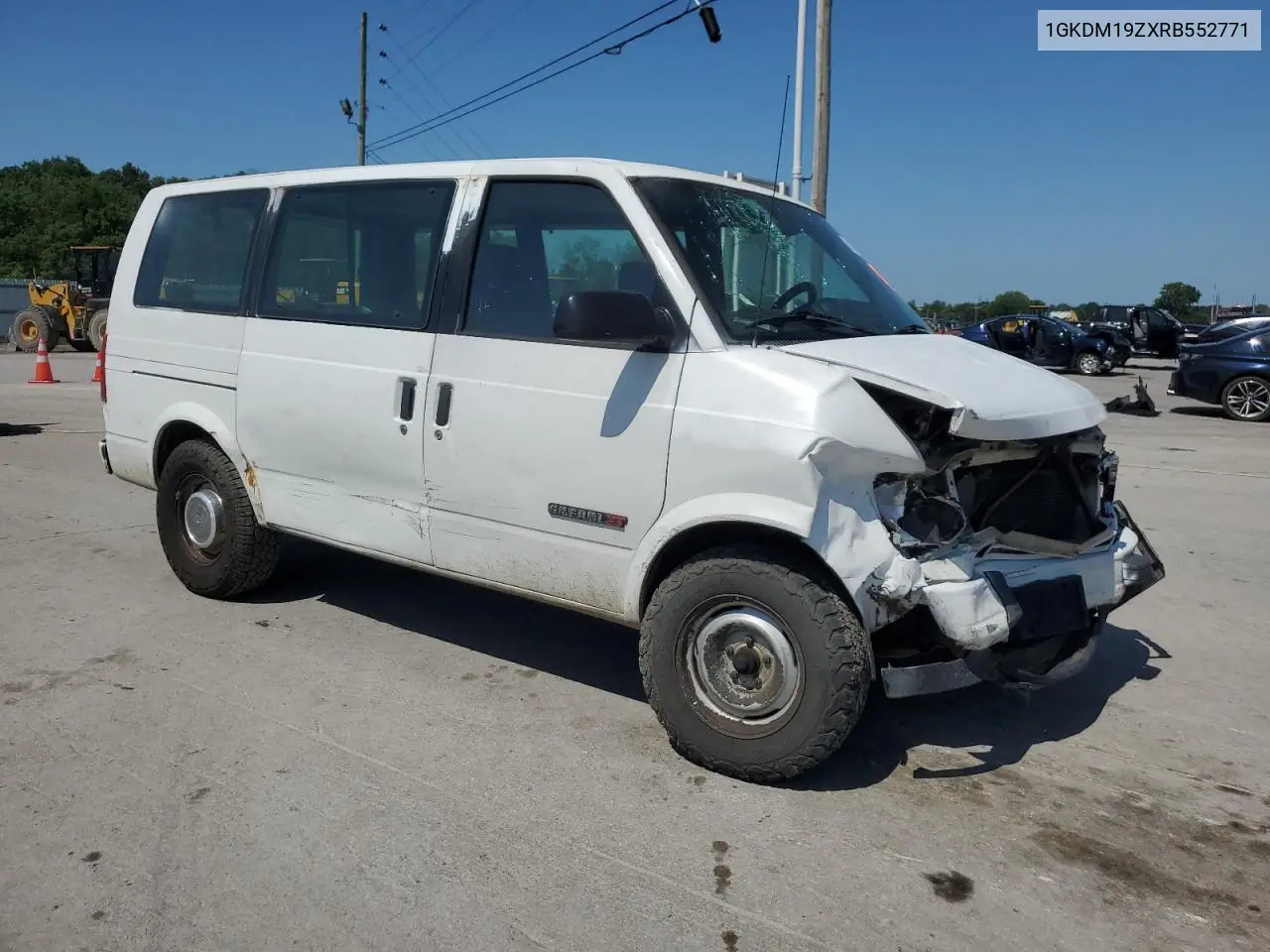1994 GMC Safari Xt VIN: 1GKDM19ZXRB552771 Lot: 61921535