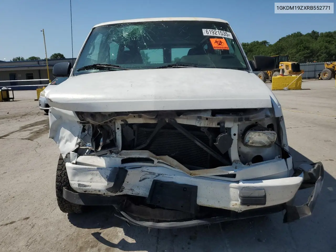 1994 GMC Safari Xt VIN: 1GKDM19ZXRB552771 Lot: 61921535