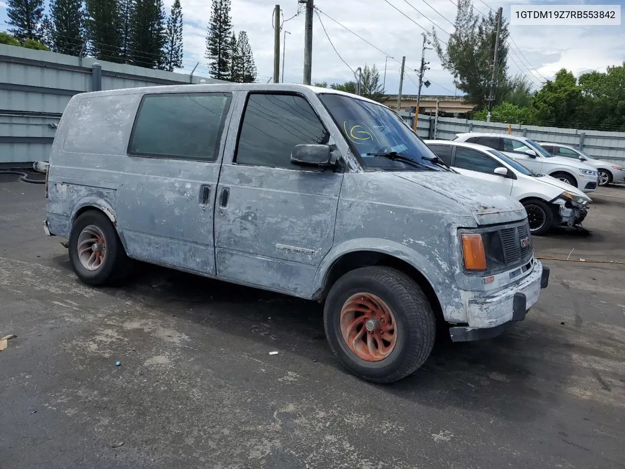 1994 GMC Safari Xt VIN: 1GTDM19Z7RB553842 Lot: 62164655