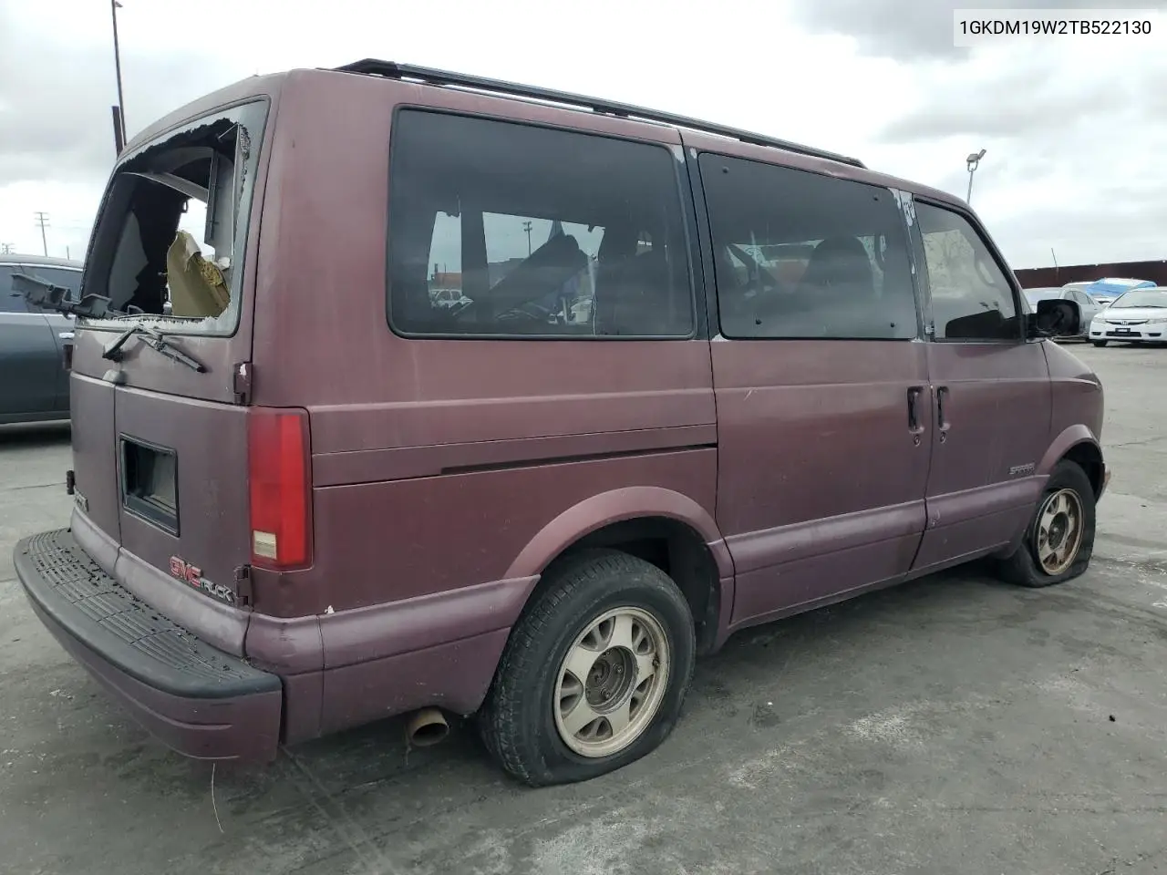 1996 GMC Safari Xt VIN: 1GKDM19W2TB522130 Lot: 55349695