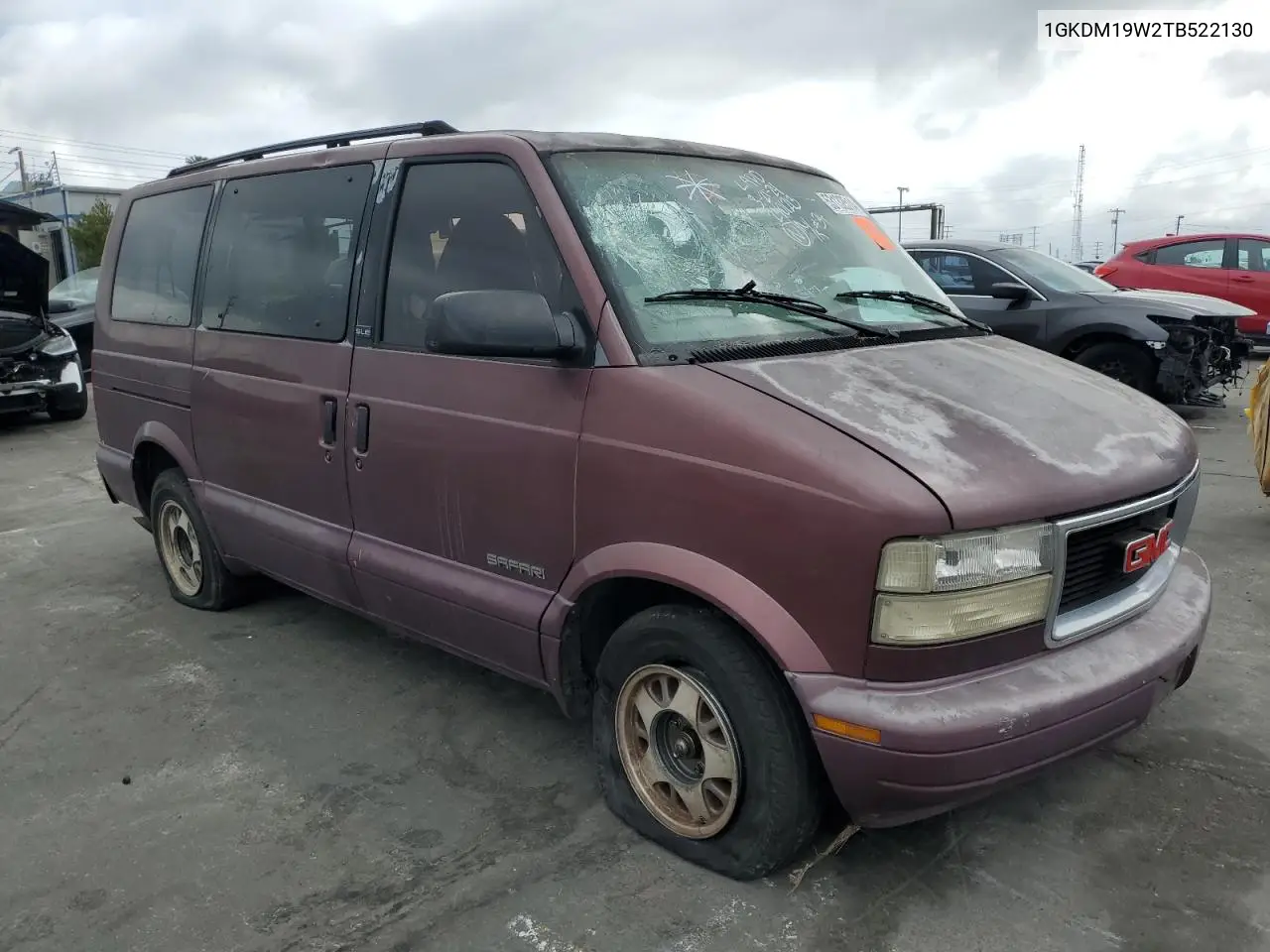 1996 GMC Safari Xt VIN: 1GKDM19W2TB522130 Lot: 55349695