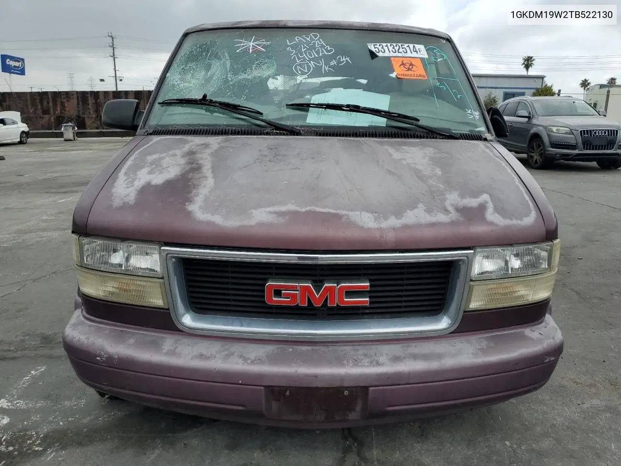 1996 GMC Safari Xt VIN: 1GKDM19W2TB522130 Lot: 55349695