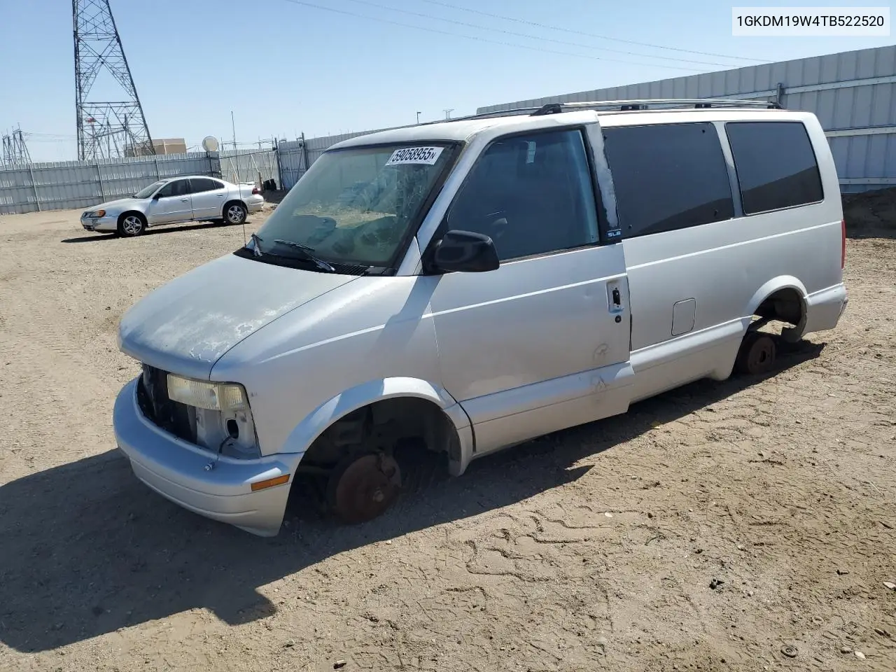 1996 GMC Safari Xt VIN: 1GKDM19W4TB522520 Lot: 59058955