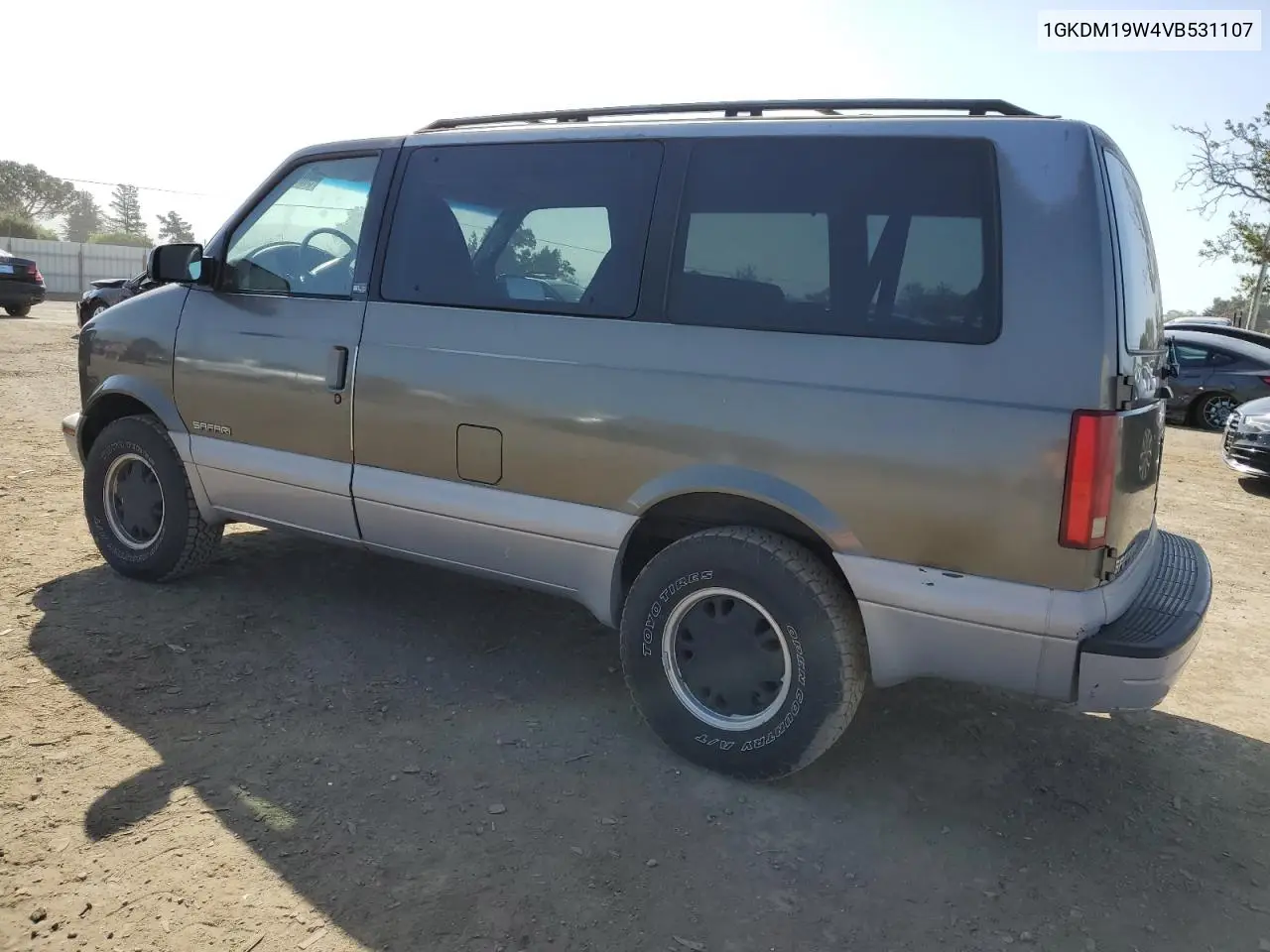 1997 GMC Safari Xt VIN: 1GKDM19W4VB531107 Lot: 56007545