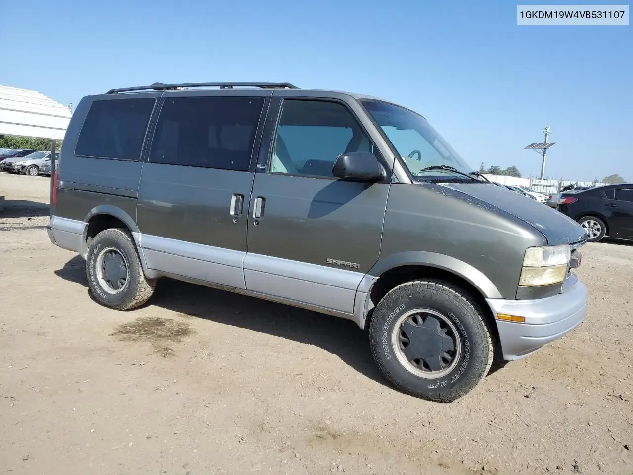 1997 GMC Safari Xt VIN: 1GKDM19W4VB531107 Lot: 56007545