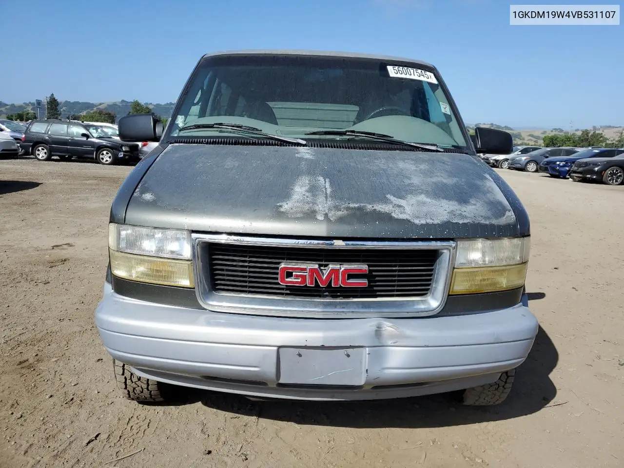 1997 GMC Safari Xt VIN: 1GKDM19W4VB531107 Lot: 56007545