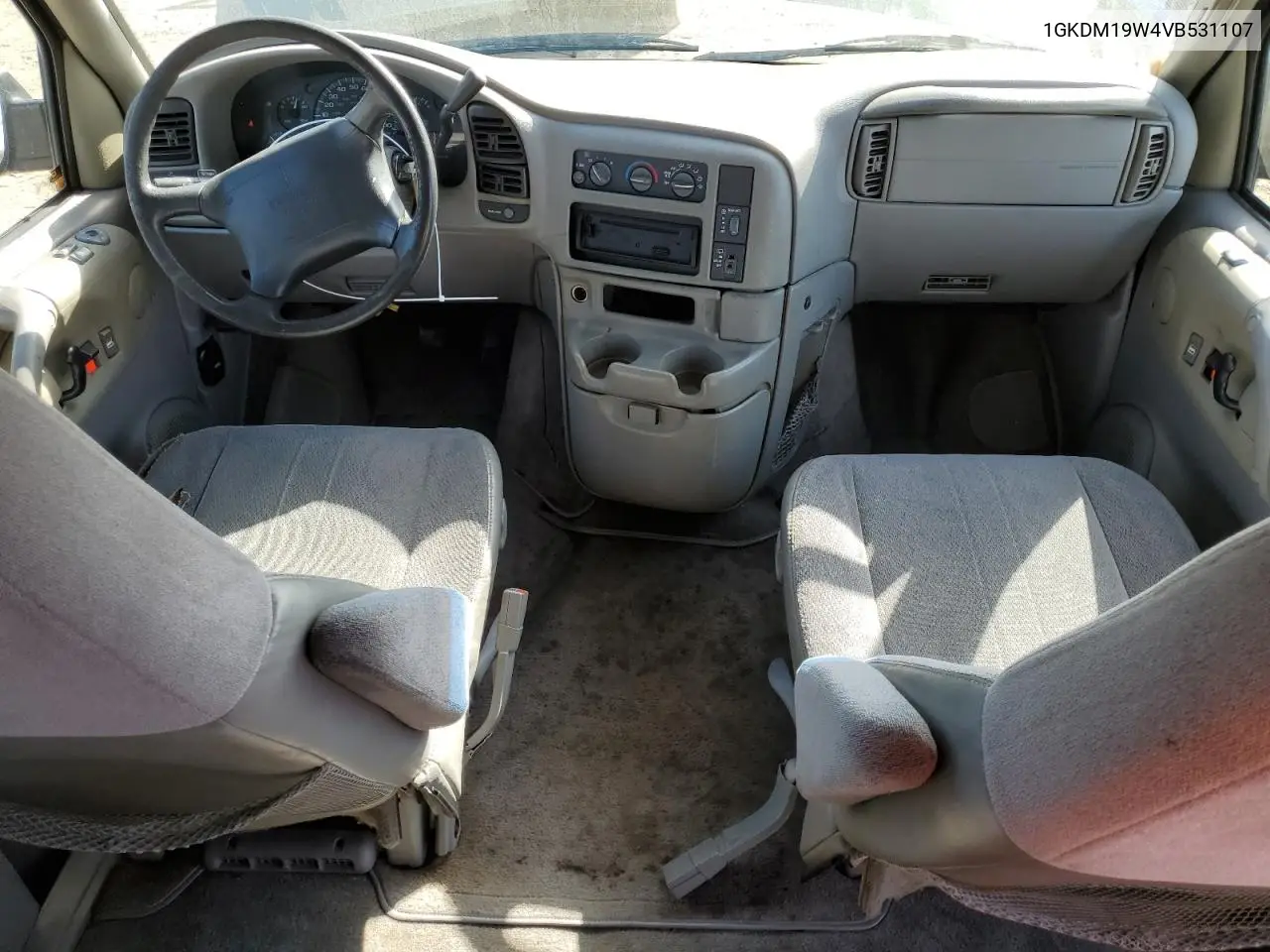 1997 GMC Safari Xt VIN: 1GKDM19W4VB531107 Lot: 56007545