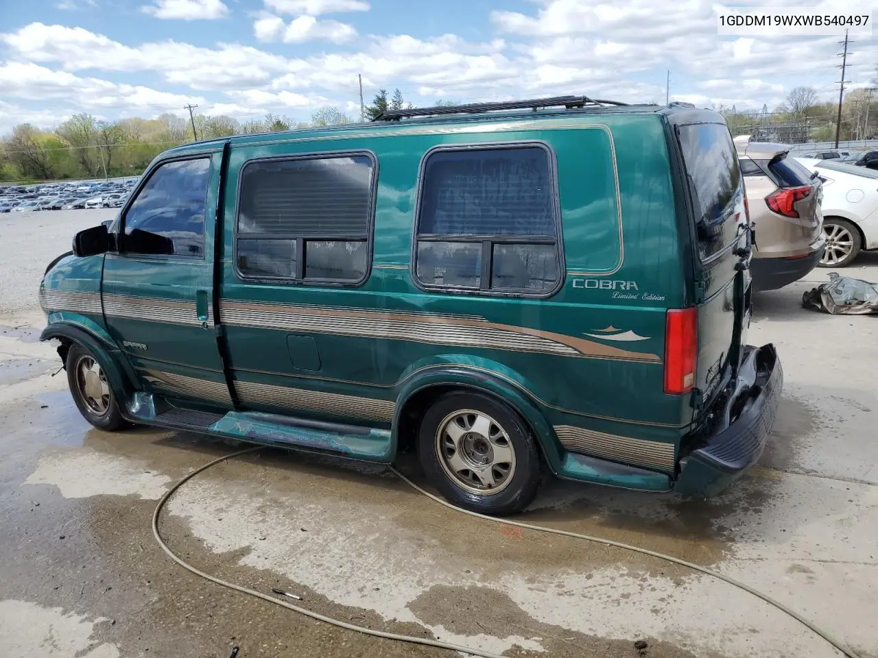 1998 GMC Safari Xt VIN: 1GDDM19WXWB540497 Lot: 50780655