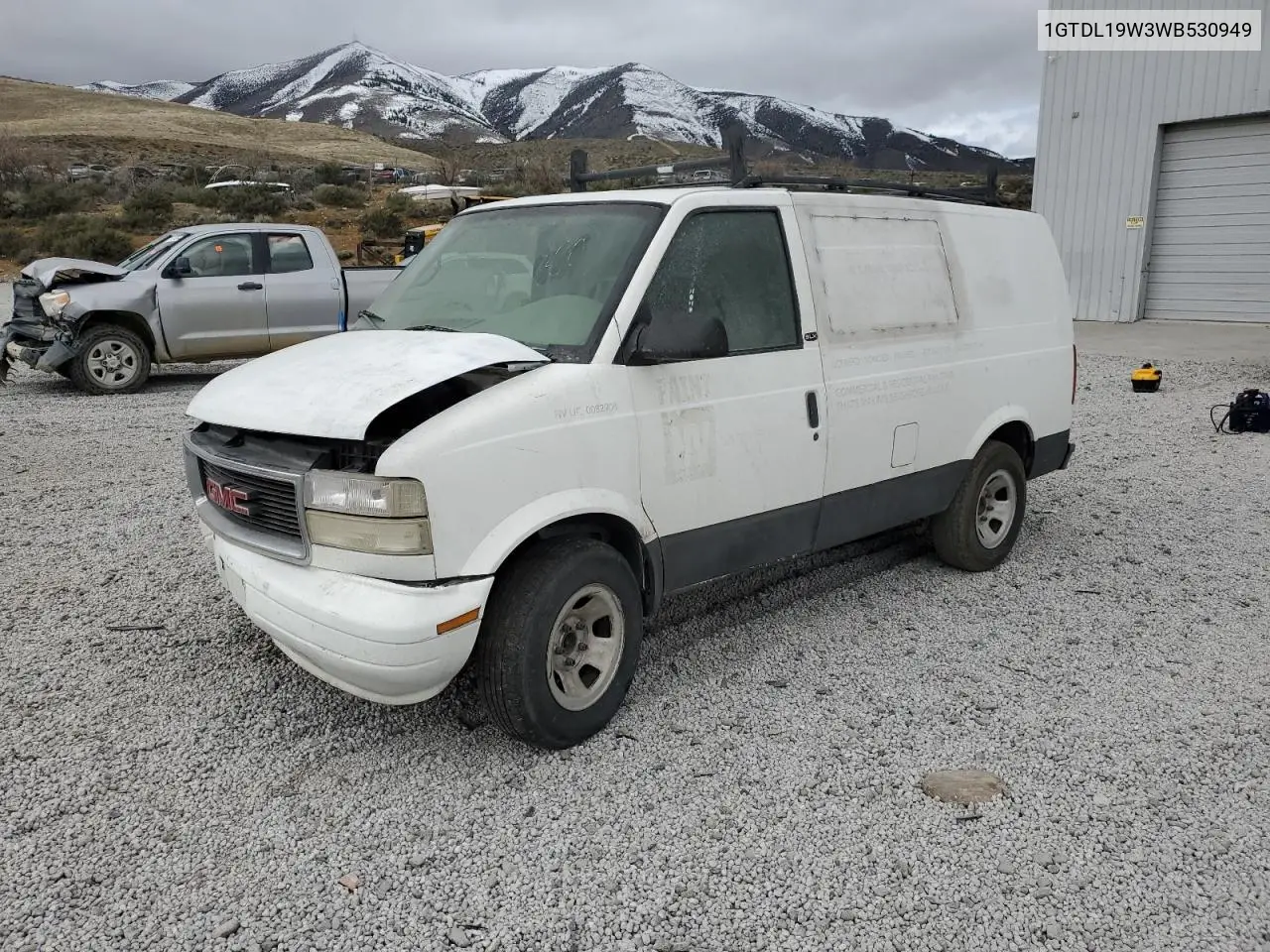 1998 GMC Safari Xt VIN: 1GTDL19W3WB530949 Lot: 51709525