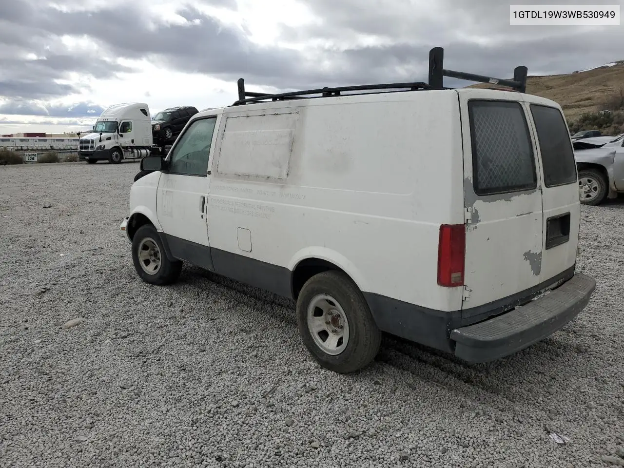 1998 GMC Safari Xt VIN: 1GTDL19W3WB530949 Lot: 51709525