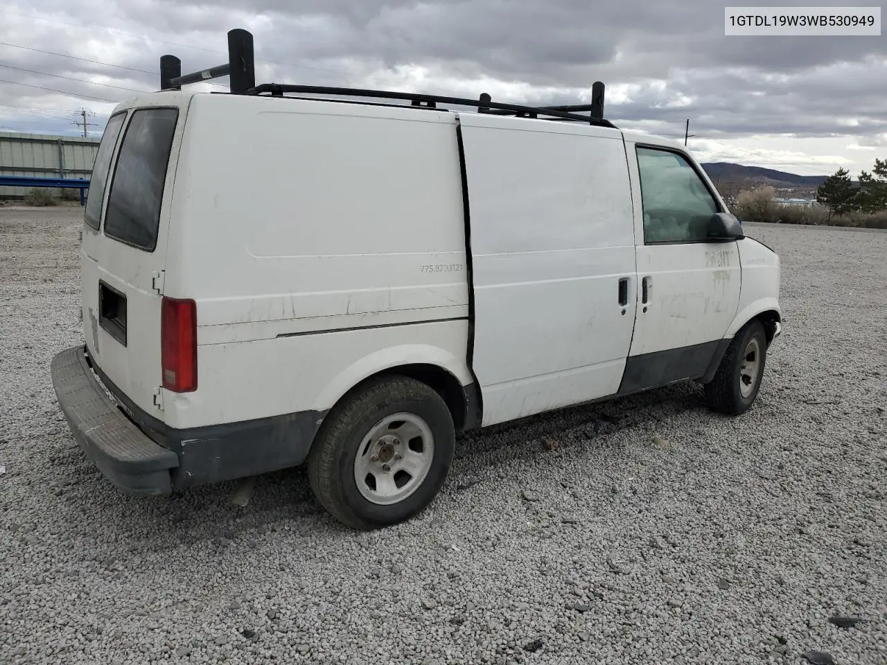 1998 GMC Safari Xt VIN: 1GTDL19W3WB530949 Lot: 51709525