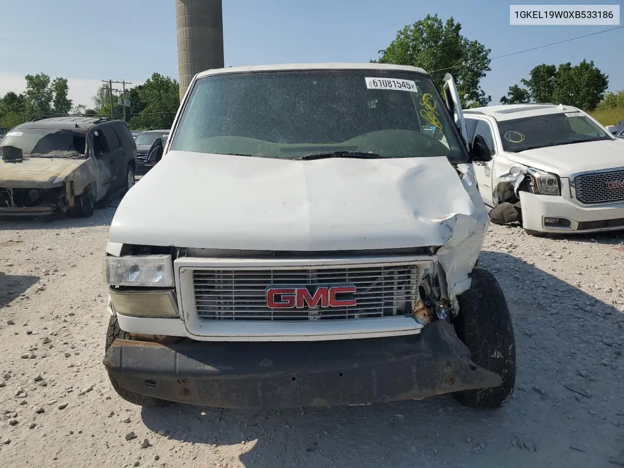 1999 GMC Safari Xt VIN: 1GKEL19W0XB533186 Lot: 61081545