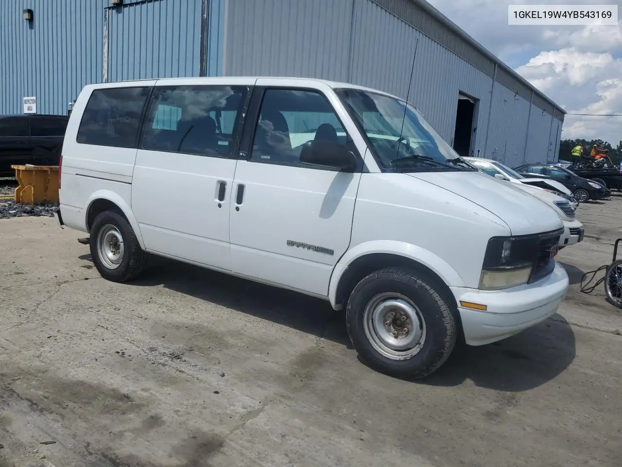 2000 GMC Safari Xt VIN: 1GKEL19W4YB543169 Lot: 61695185