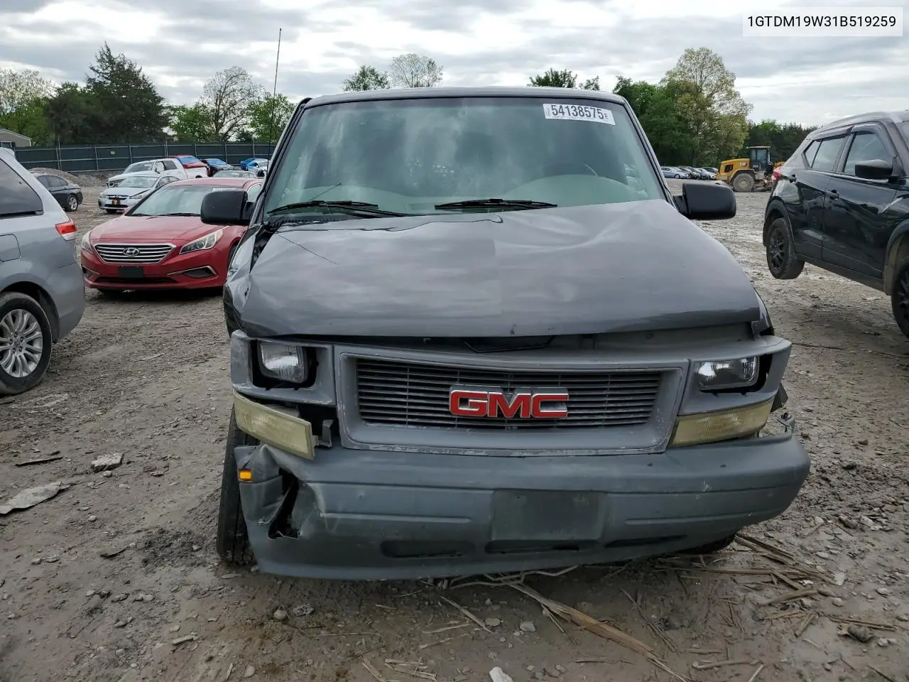 2001 GMC Safari Xt VIN: 1GTDM19W31B519259 Lot: 54138575