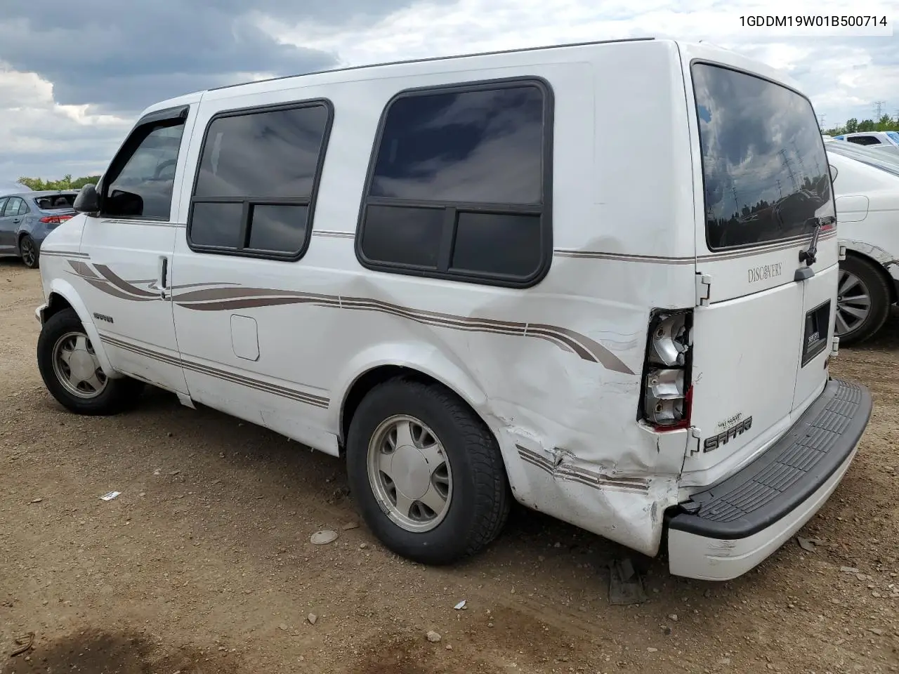 2001 GMC Safari Xt VIN: 1GDDM19W01B500714 Lot: 58721485