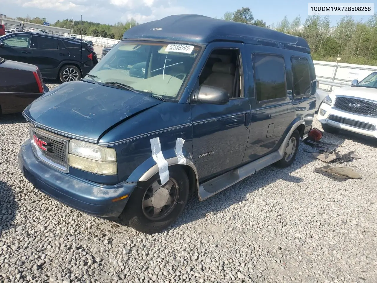 2002 GMC Safari Xt VIN: 1GDDM19X72B508268 Lot: 52586995