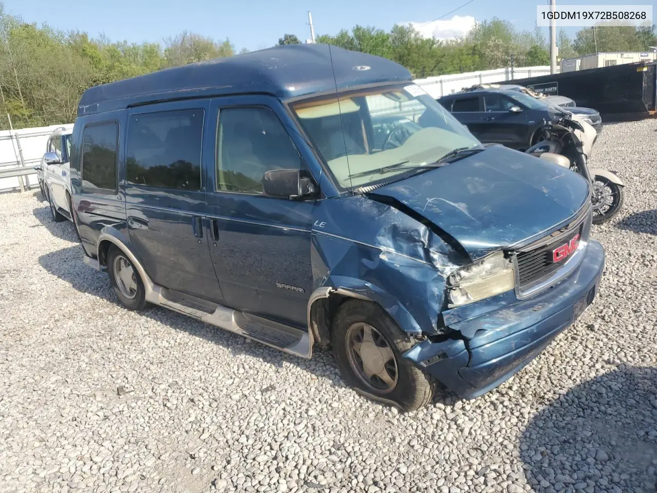 2002 GMC Safari Xt VIN: 1GDDM19X72B508268 Lot: 52586995
