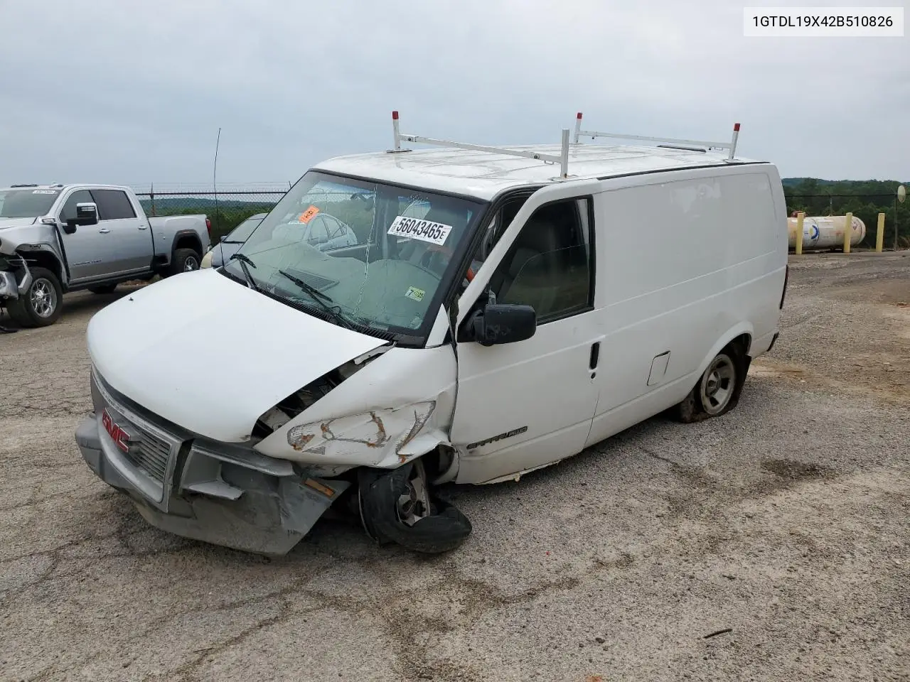 2002 GMC Safari Xt VIN: 1GTDL19X42B510826 Lot: 56043465