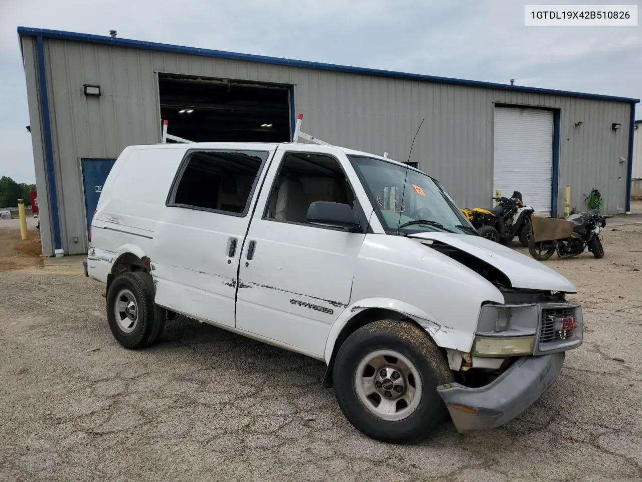 2002 GMC Safari Xt VIN: 1GTDL19X42B510826 Lot: 56043465