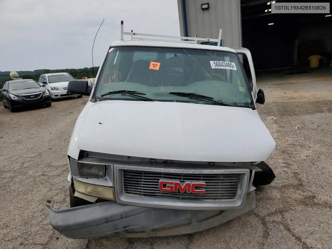 2002 GMC Safari Xt VIN: 1GTDL19X42B510826 Lot: 56043465