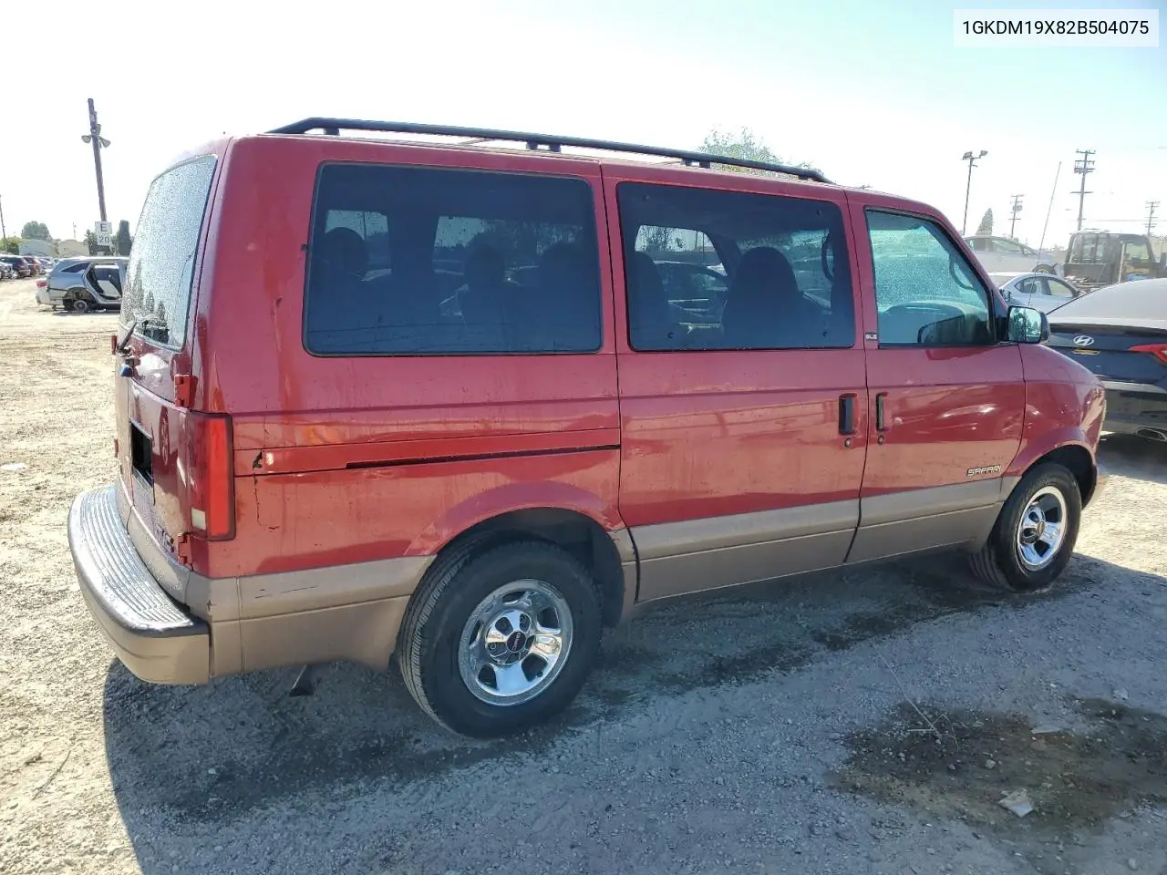 2002 GMC Safari Xt VIN: 1GKDM19X82B504075 Lot: 56371455