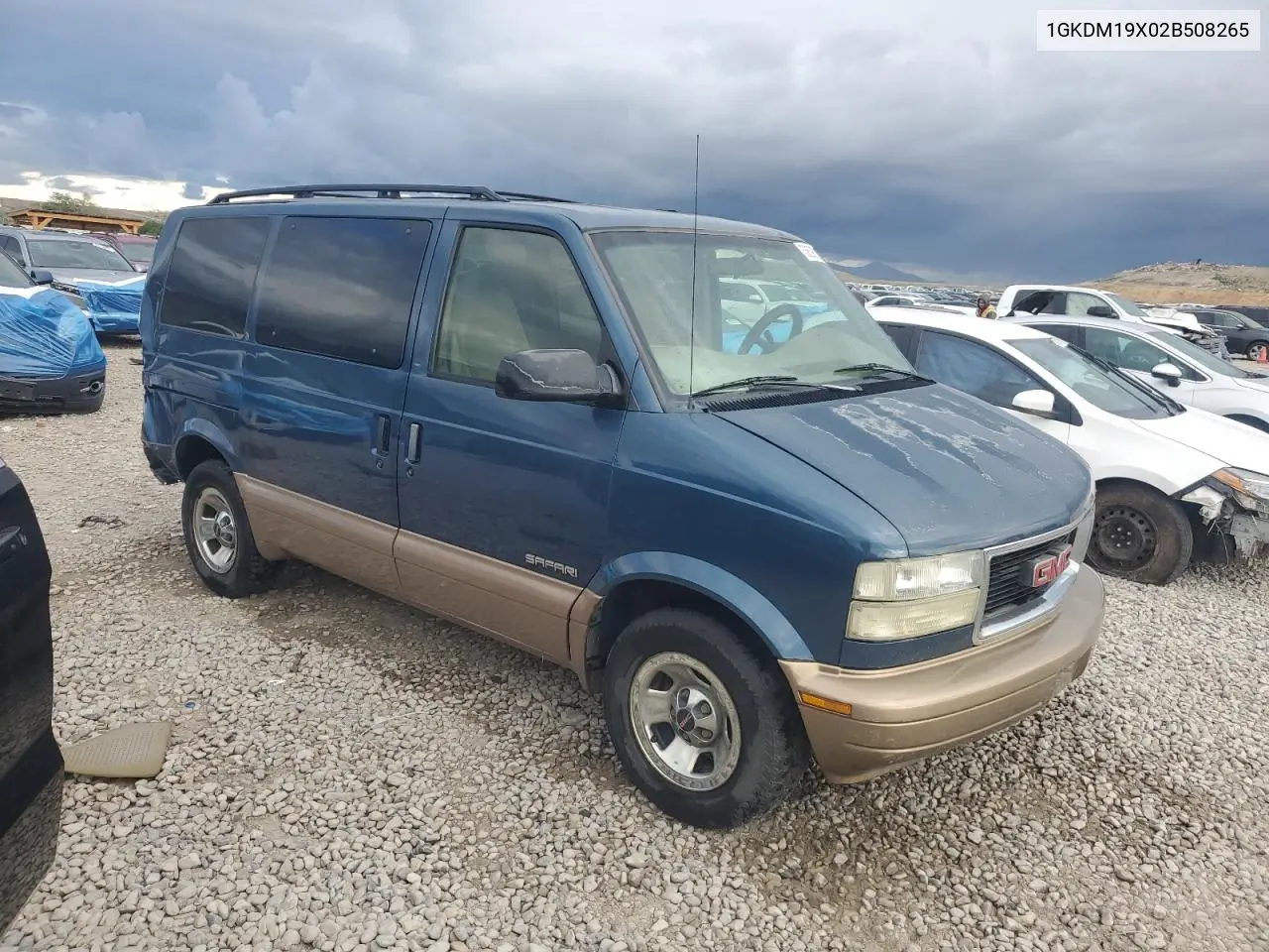 2002 GMC Safari Xt VIN: 1GKDM19X02B508265 Lot: 56592265