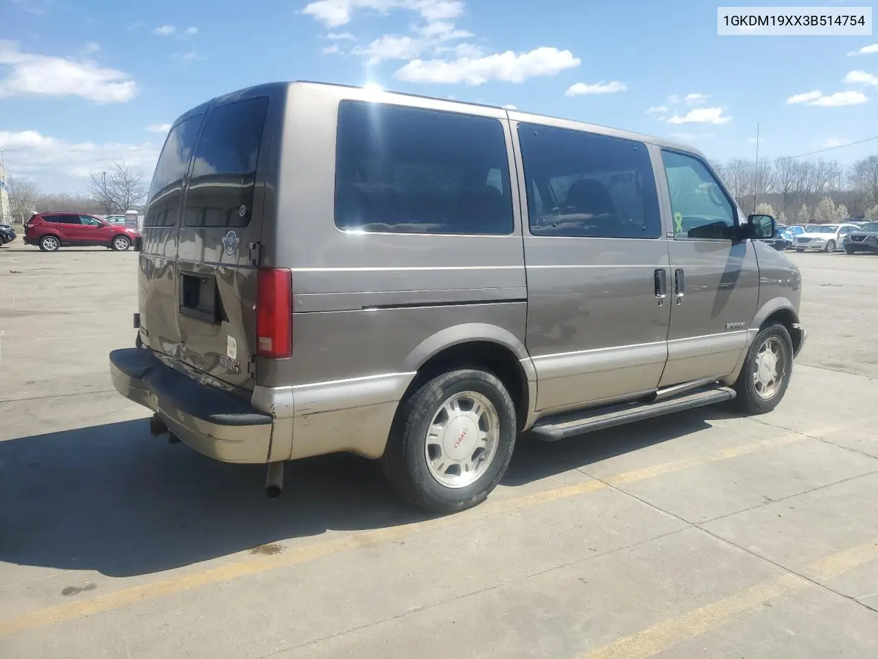2003 GMC Safari Xt VIN: 1GKDM19XX3B514754 Lot: 50744805
