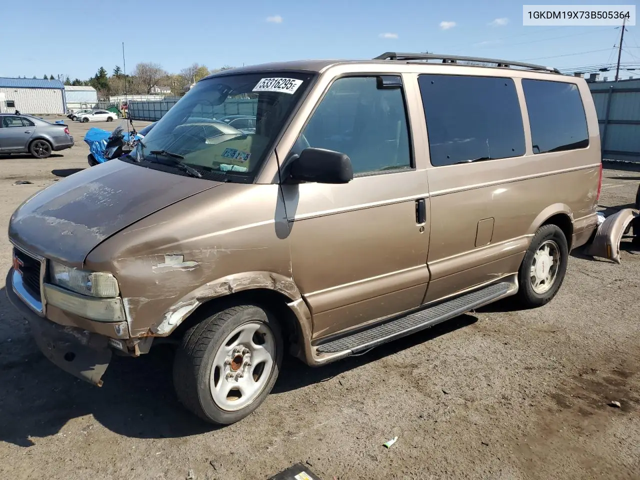 2003 GMC Safari Xt VIN: 1GKDM19X73B505364 Lot: 53316295