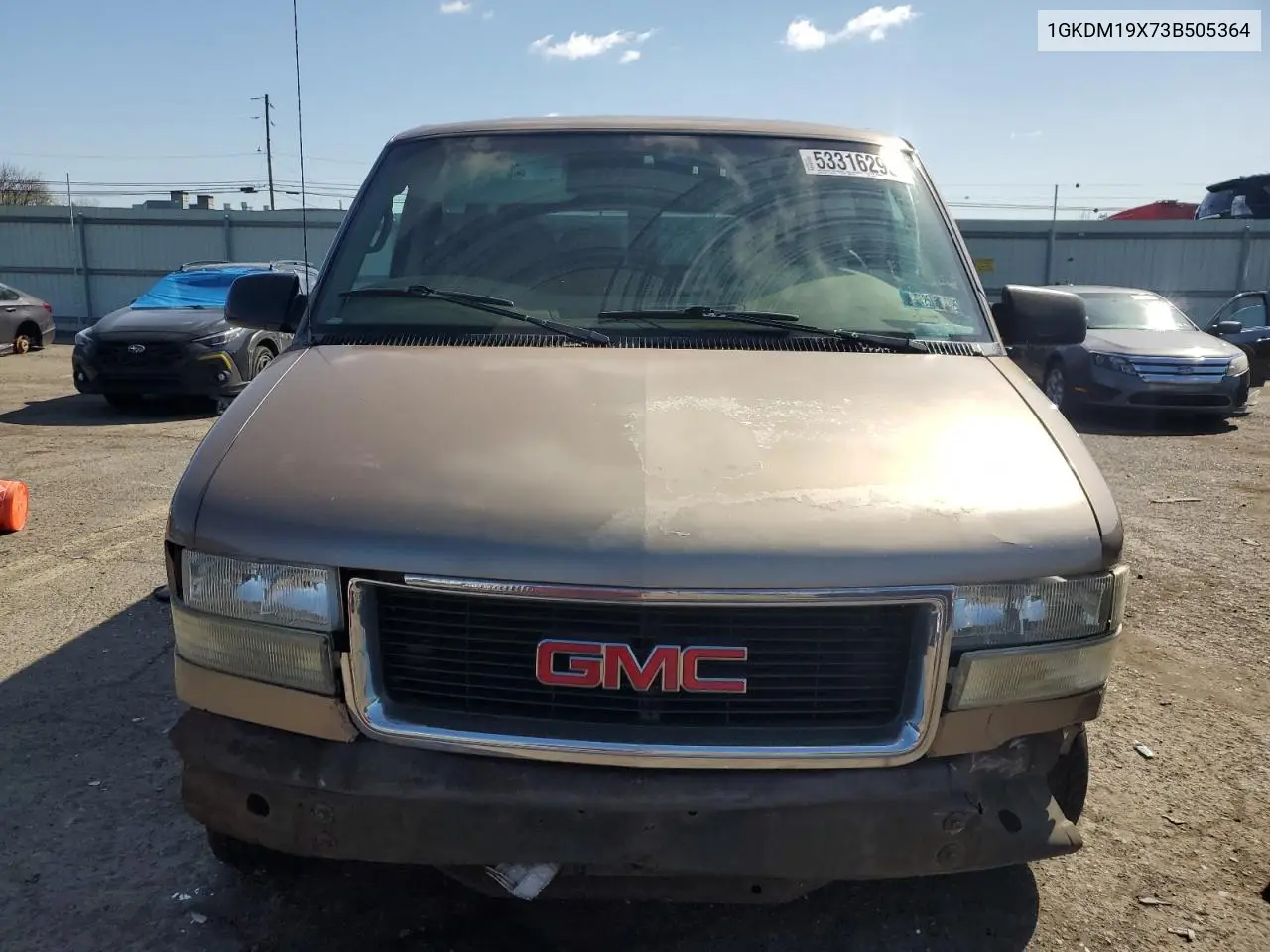 2003 GMC Safari Xt VIN: 1GKDM19X73B505364 Lot: 53316295