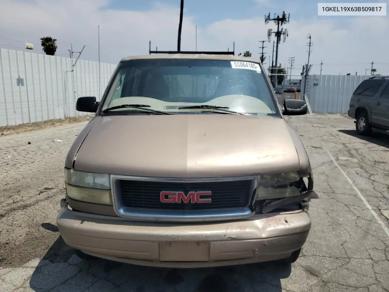 2003 GMC Safari Xt VIN: 1GKEL19X63B509817 Lot: 55064185
