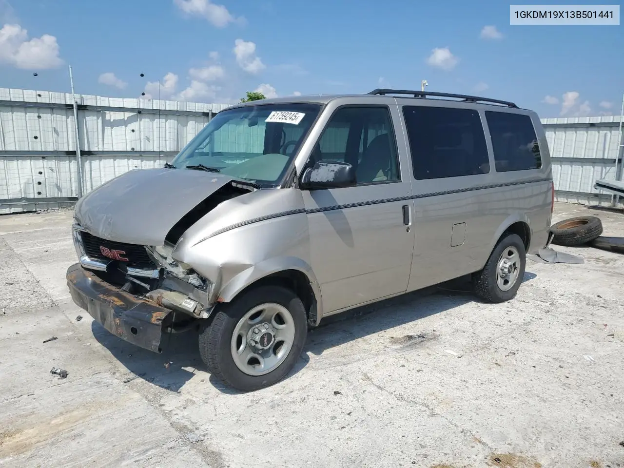 2003 GMC Safari Xt VIN: 1GKDM19X13B501441 Lot: 61759245