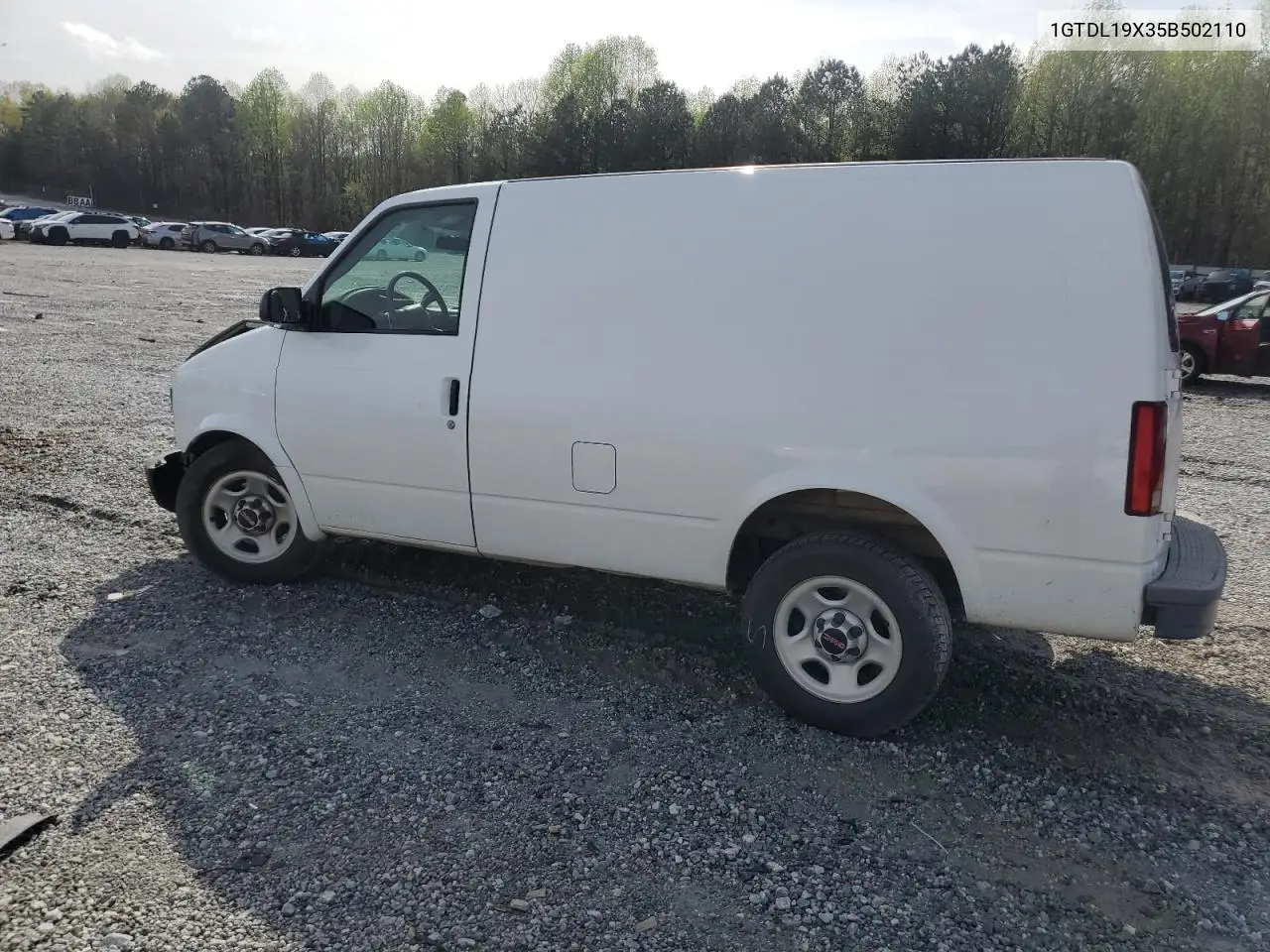 2005 GMC Safari Xt VIN: 1GTDL19X35B502110 Lot: 51351265
