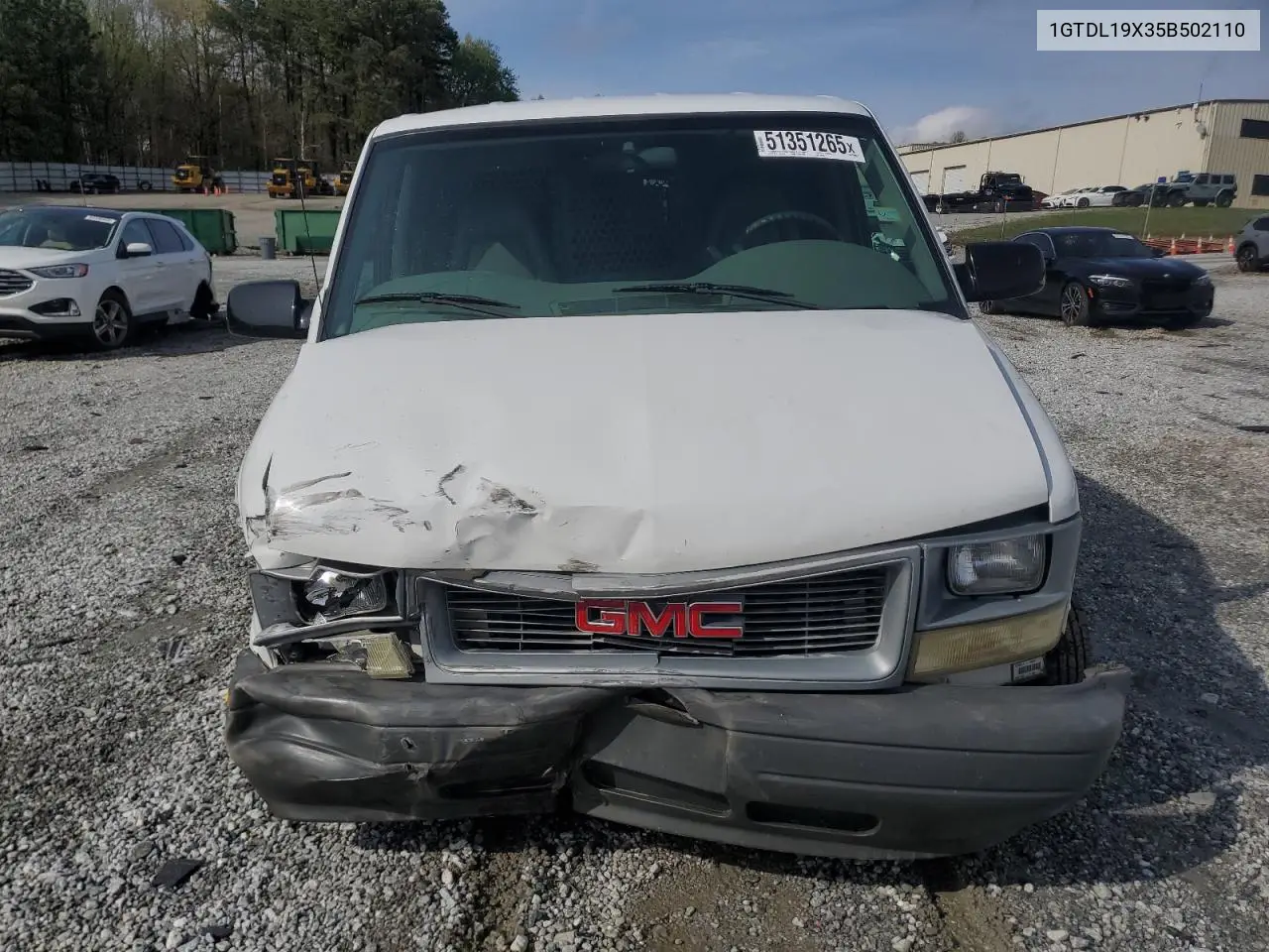 2005 GMC Safari Xt VIN: 1GTDL19X35B502110 Lot: 51351265