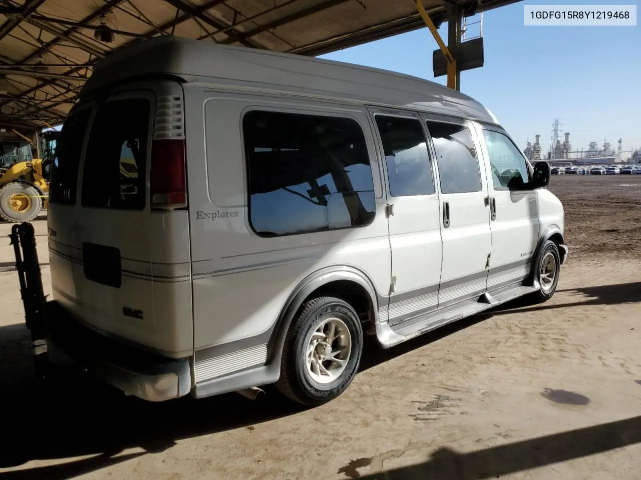 2000 GMC Savana Rv G1500 VIN: 1GDFG15R8Y1219468 Lot: 46737235